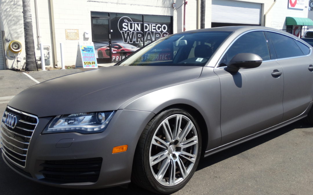 Audi A7 (Matte Dark grey)